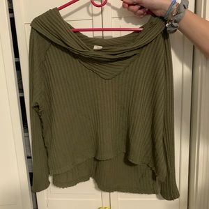 Free people waffle top